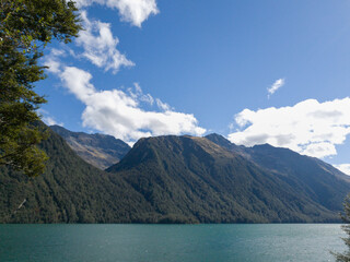 Fiordland National Park lake scenery