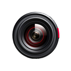 camera lens isolated on white