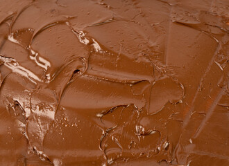Melt Chocolate Texture Background, Chocolate Sauce Pattern, Cocoa Hazelnut Cream, Textured Chocolate