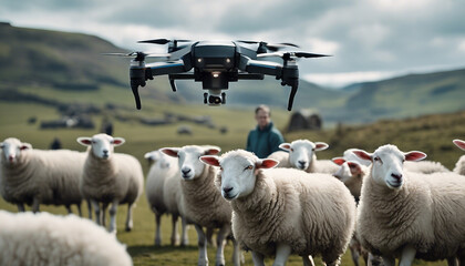 Sheep by Drone: A Bird's-Eye View of AI-Driven Health Monitoring