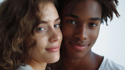 flirting on white background