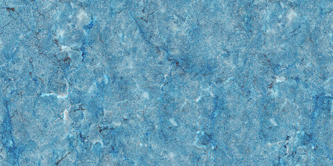 Cool blue coloured marble texture, rustic metallic background surface with creative white structure...