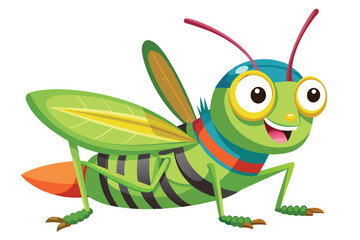 Illustration of a cute insect