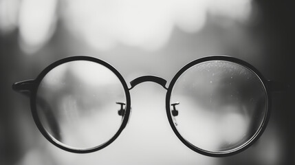 glasses on white background - obrazy, fototapety, plakaty