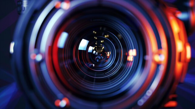 Video camera lens. 