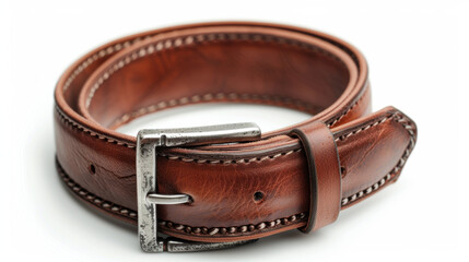 high quality belt on white background