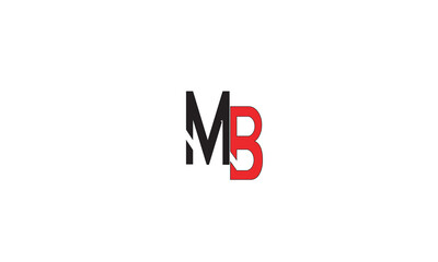 MB, BM , B, M Abstract Letters Logo Monogram	