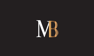 MB, BM , B, M Abstract Letters Logo Monogram	