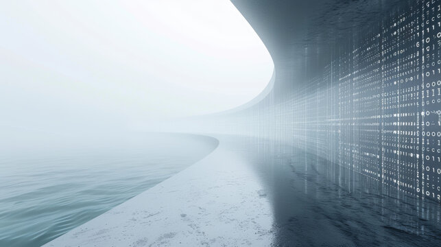 matrix on white background