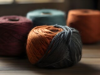 wool yarn balls