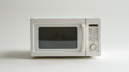 Obraz premium microwave on white background