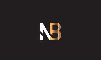 NB, BN , B, N Abstract Letters Logo Monogram