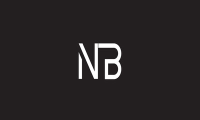 NB, BN , B, N Abstract Letters Logo Monogram