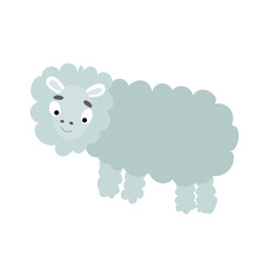 Lamb vector illustration on a white background.
