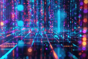 Obraz premium hologram bitcoin blockchain crypto currency digital encryption 