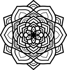 Black and white mandala. Mandala art.fabric wallpaper, fabric pattern,seamless pattern ,ethnic pattern ,ethnicdesign ,fashion design ,
Ethnic geometric design,Ethnic pattern in tribal, 
