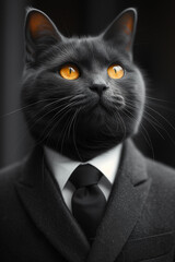 Cat Avatar in a Business Suit