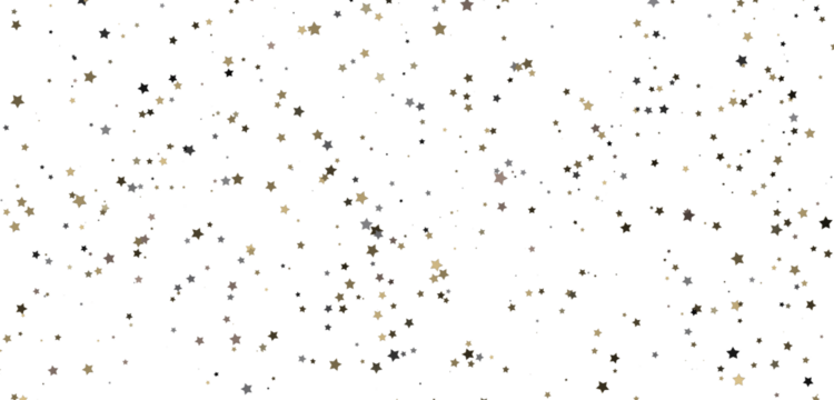 Dazzling Delight: Witness the Brilliance of a 3D Gold Stars Downpour