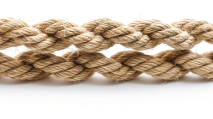 Obraz premium Rope on white background