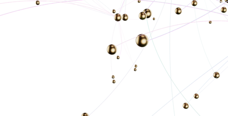 Abstract plexus blue geometry background. Digital technology network connection concept. 3D rendered illustration