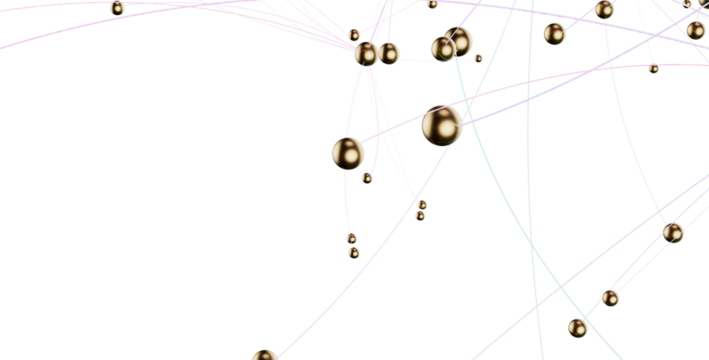 Abstract plexus blue geometry background. Digital technology network connection concept. 3D rendered illustration