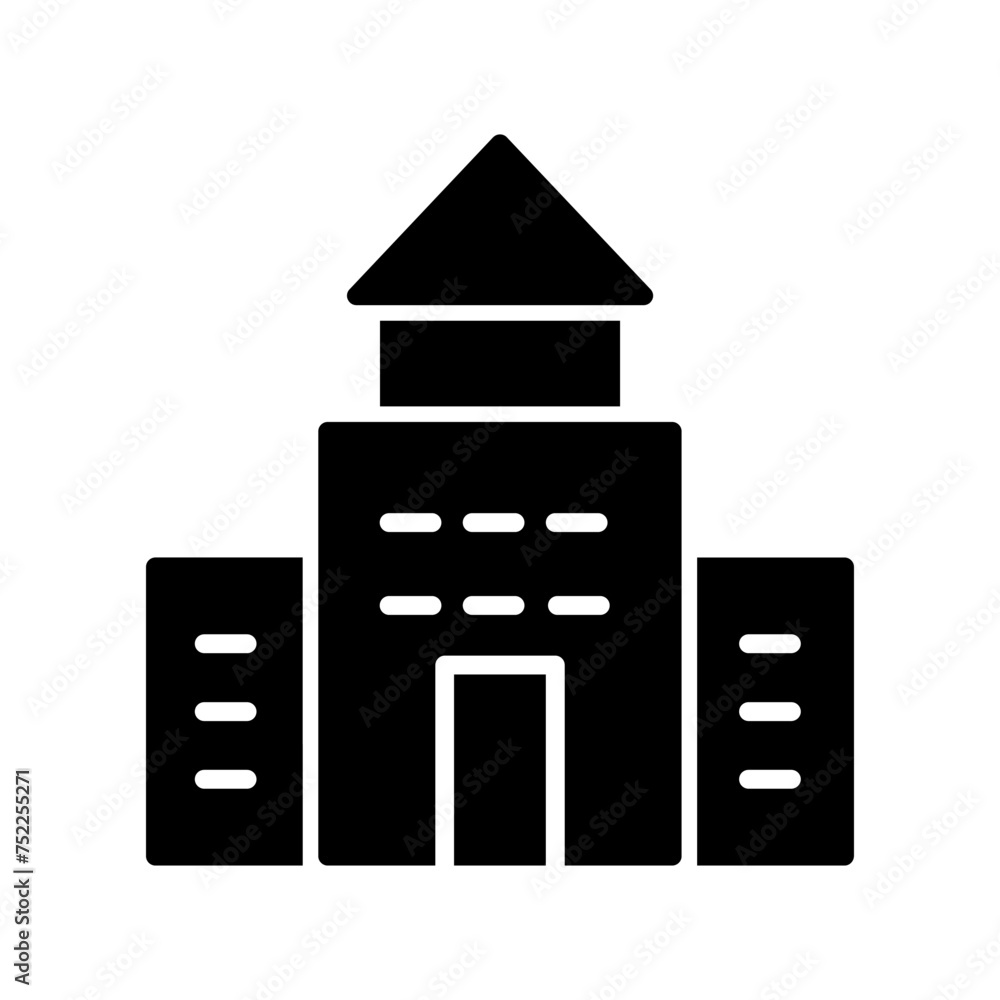 Sticker residential vector icon