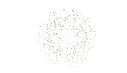 Multi color connected lines and dots network 3d illustration