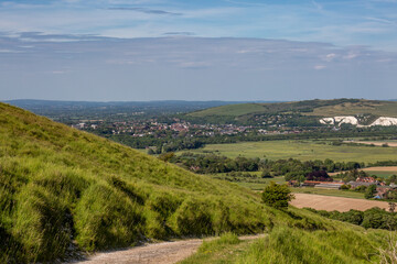 Looking over towards Lewes from Kingston Ridge in Sussex - 752257049