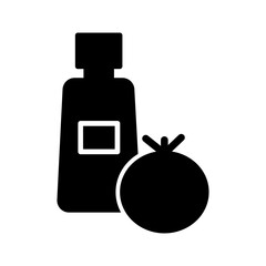 Tomato Ketchup Vector Icon
