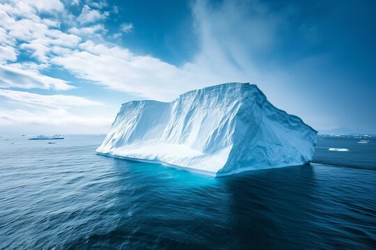 Iceberg underwater