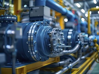 Obraz premium AI-driven systems predict maintenance needs from equipment data, minimizing downtime by anticipating breakdowns.