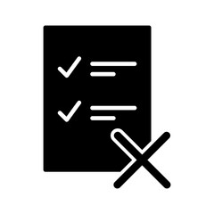 Fake List Vector Icon