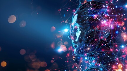 AI Machine Learning, Innovation and Collaboration
Visions of Tomorrow: Deep Dive into the Realm of AI, Robotics, and Cutting-Edge Futuristic Technology, Advanced Systems Shape the Landscape background