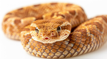 Fototapeta premium snake on white background