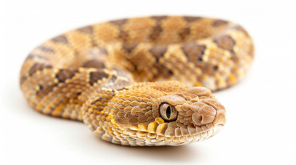 Obraz premium snake on white background