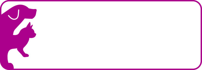 고양이 강아지 실루엣