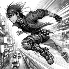 hop dancer in action