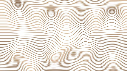 Abstract flowing gradient line vector on isolated background. Wave line art