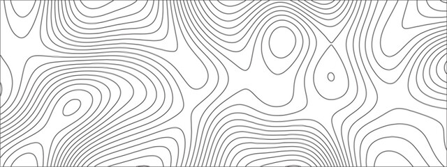 Title	
Abstract Topographic line art background. Mountain topographic terrain map background with white shape lines.Geographic map conceptual design.Black on white contour height lines.