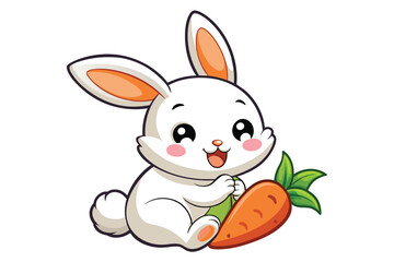 Baby Rabbit Illustration Design 