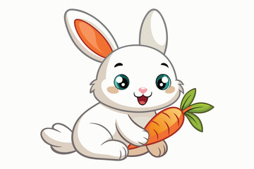 Baby Rabbit Illustration Design 