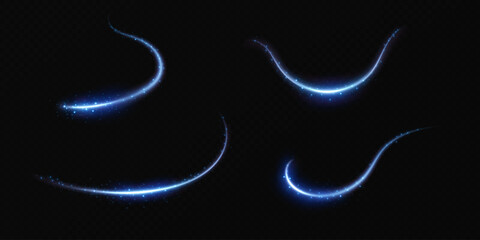 
Abstract lines.Neon lines of speed and fast wind. effect of moving at the speed of light. Blue glow effect. Magic shiny line. Neon. Background.