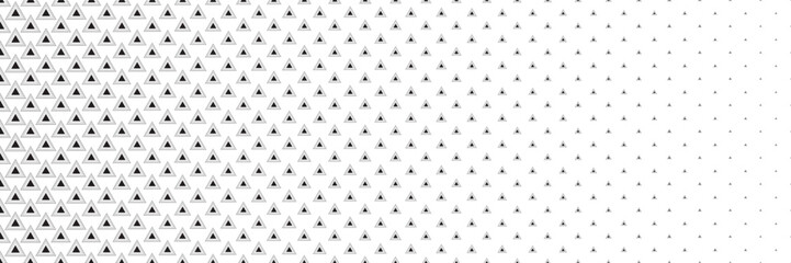 Blended  black line triangle  on white for pattern and background,  Abstract geometric texture collection design. 