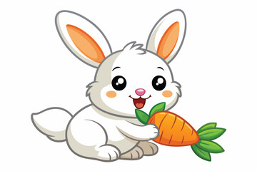 Baby Rabbit Illustration Design 