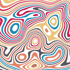 ABSTRACT ILLUSTRATION MARBLED TEXTURE LIQUIFY PSYCHEDELIC PASTEL SOFT COLORFUL DESIGN. OPTICAL ILLUSION BACKGROUND VECTOR DESIGN