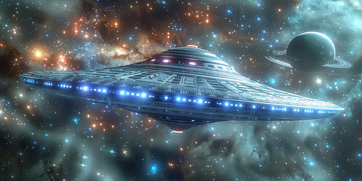 3D Rendered Fantasy Alien Landscape - 3D Illustration