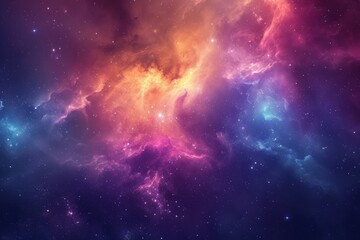 Colorful galaxy