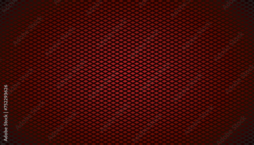 Poster fascinating pattern with rhombuses. vector red and black background, perfect for designs