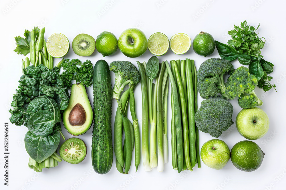 Poster a vibrant assortment of fruits and vegetables is arranged in a rectangle, showcasing a colorful and 