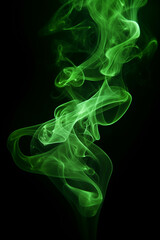 Obraz premium green smoke pattern background.